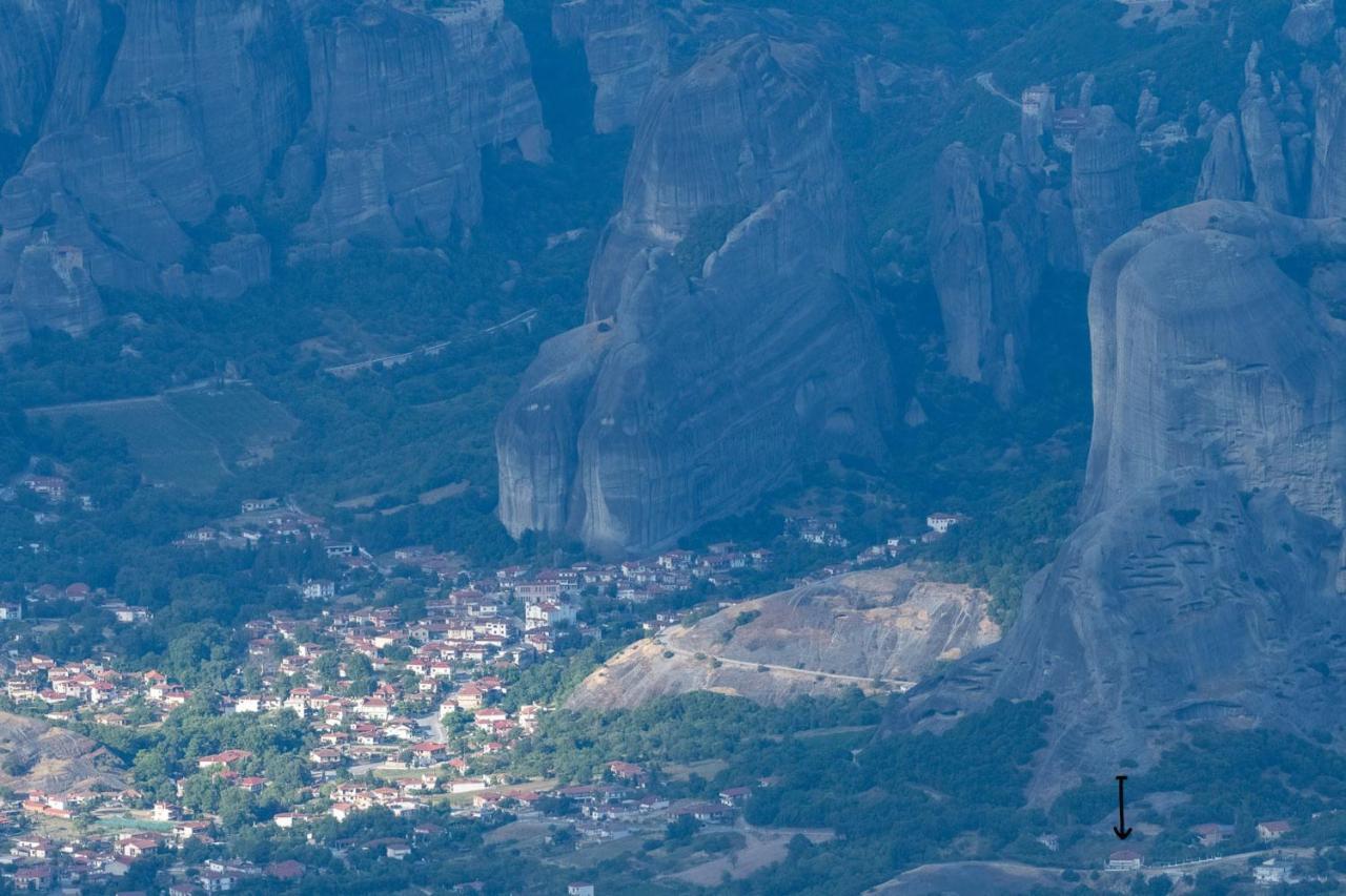 Majestic view Home just under Meteora Unesco Site Kalambaka Exterior foto